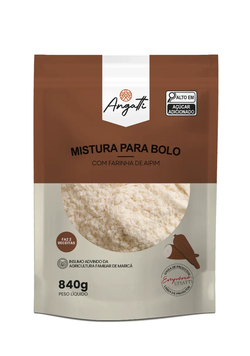Mistura para Bolo com Farinha de Aipim