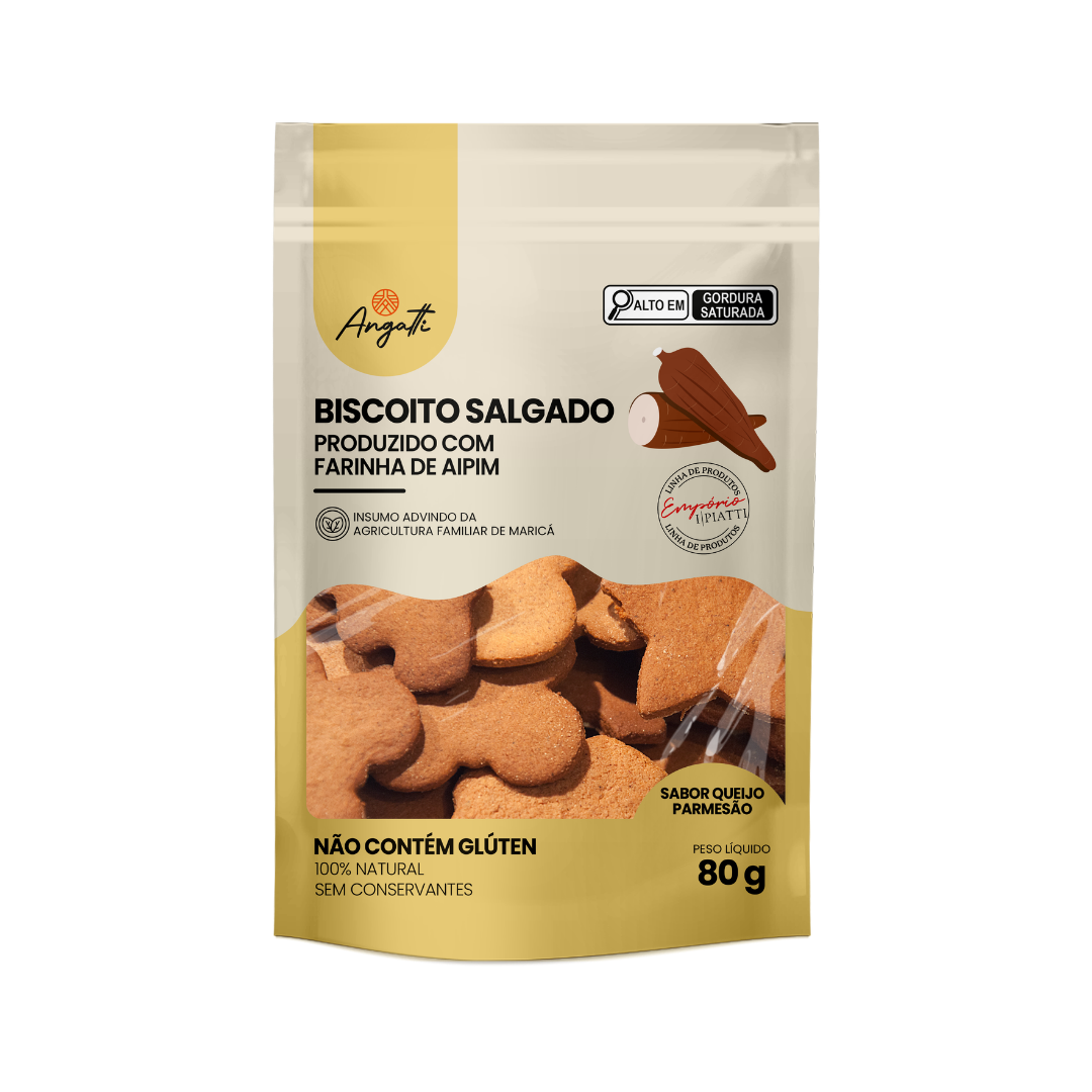 Biscoito Salgado Queijo Parmesão